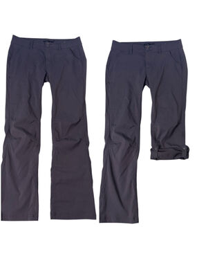 Prana Halle Pant Stormy Night/ Blue Standard Fit Boot Size 10 Outdoor Gorpcore